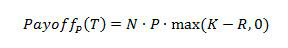 Equity Basket put option payoff in FinPricing