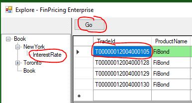 Local existing trades from a portfolio in FinPricing